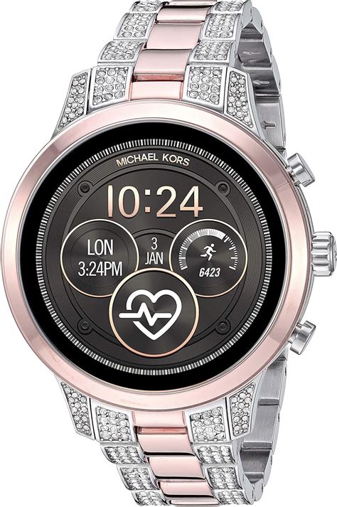 michael kors silver smartwatch|michael kors smartwatch for women.